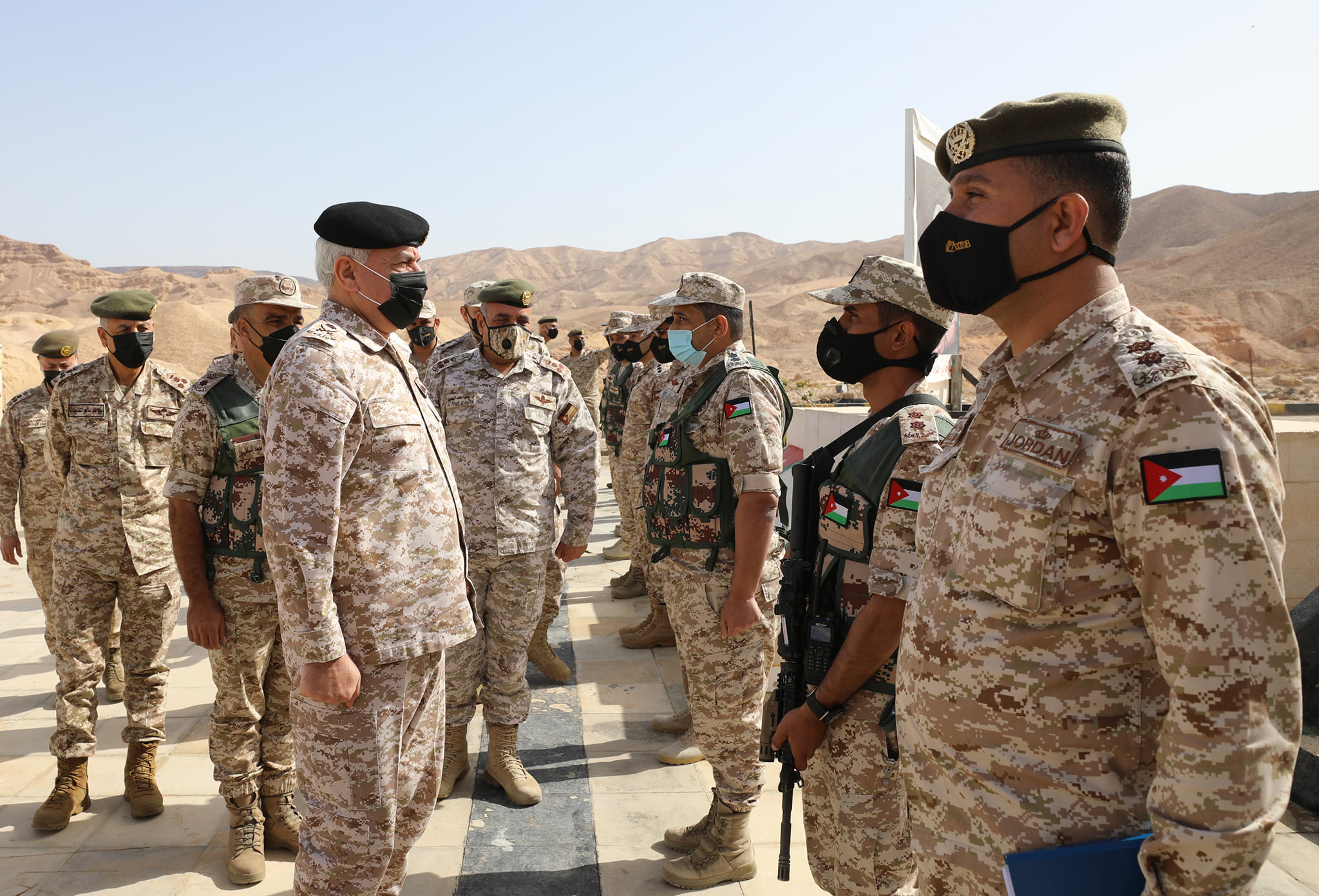 The General Command of the jordanian armed forces the arab army